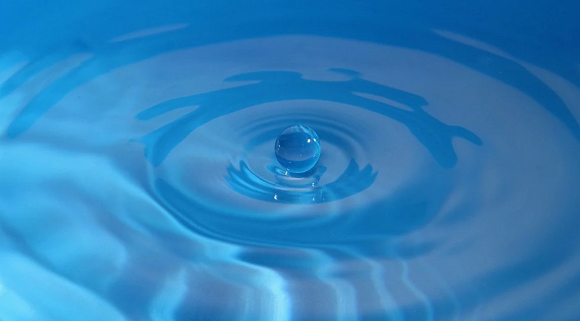 水滴と波紋